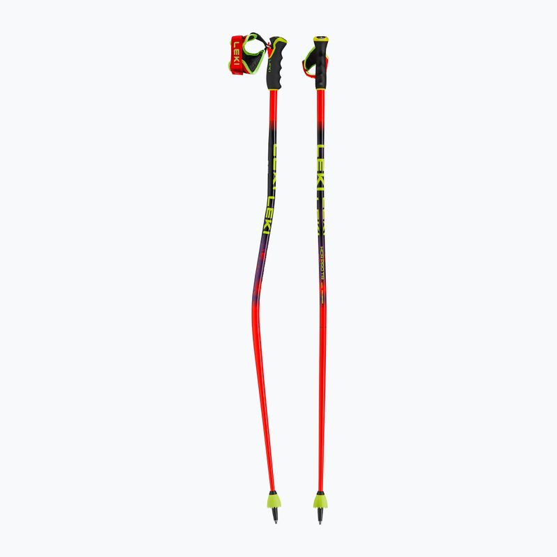 Kije narciarskie LEKI WCR Pro GS TR bright red/black/neon yellow