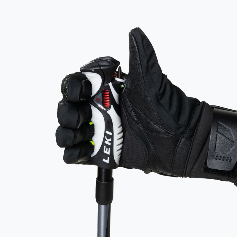 Kije narciarskie LEKI Hot Shot S black/silver 6
