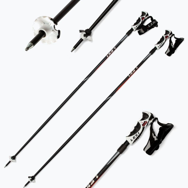 Kije narciarskie LEKI Hot Shot S black/silver 7