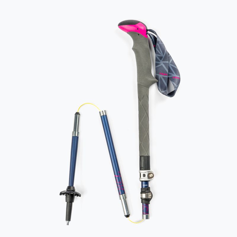Kije trekkingowe LEKI Micro Vario Carbon niebieskie 6492067 6