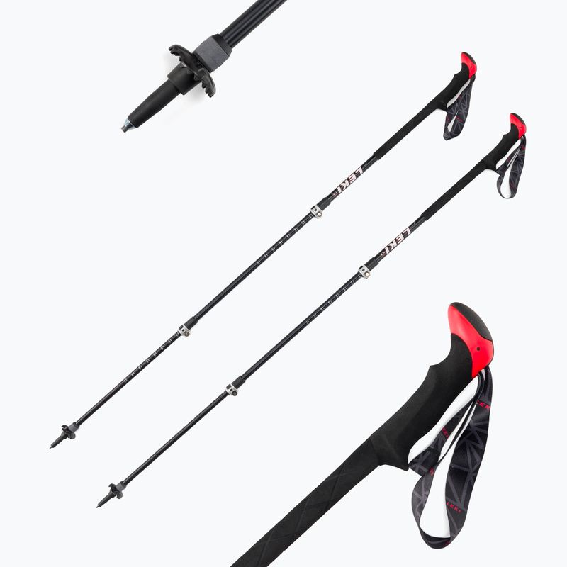 Kije trekkingowe LEKI Sherpa XTG AS szare 6492029 6