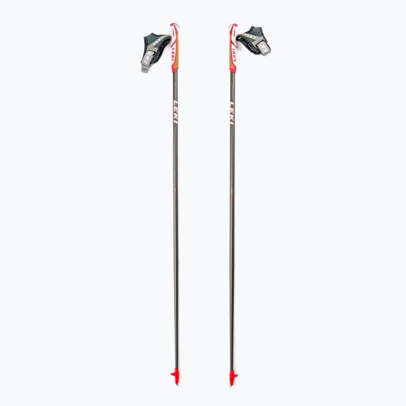 Kije nordic walking LEKI Flash Carbon szare 65025601115