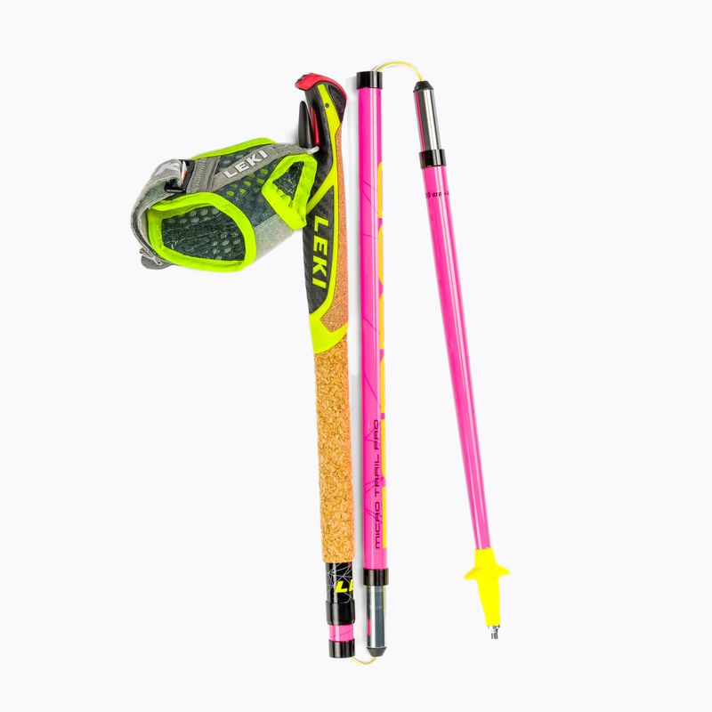Kije biegowe LEKI Micro Trail Pro różowe 65025852110 5