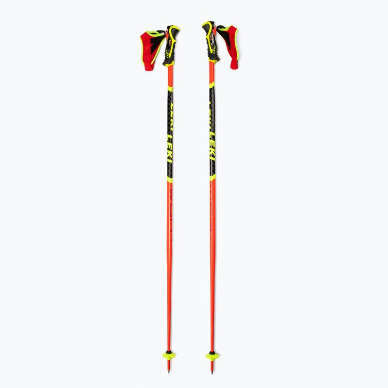 Kije narciarskie LEKI Wcr Sl 3D czerwone 65067481
