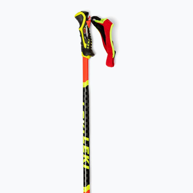 Kije narciarskie LEKI Wcr Sl 3D czerwone 65067481 2