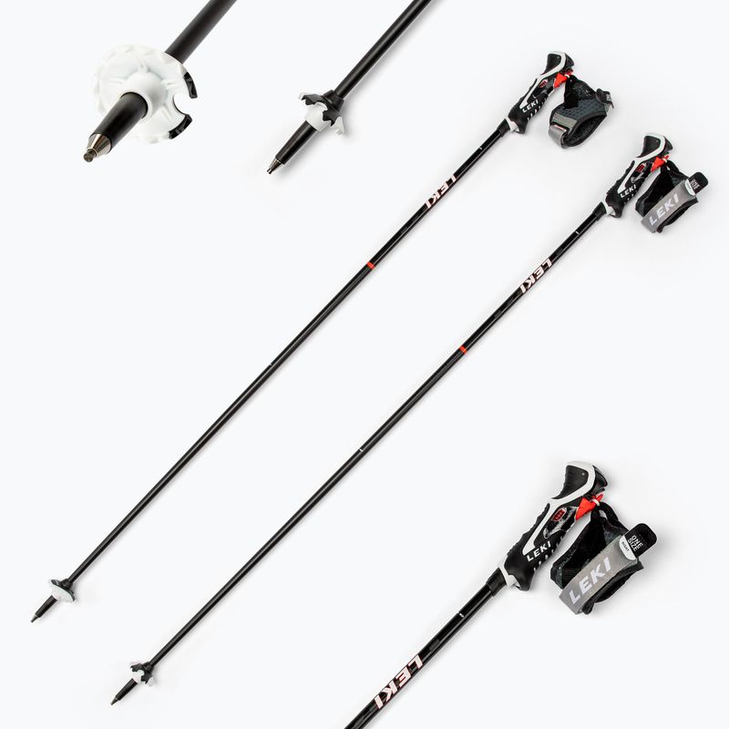 Kije narciarskie LEKI Carbon 14 3D black/red 7