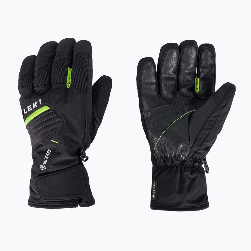 Rękawice narciarskie LEKI Spox GTX black/lime