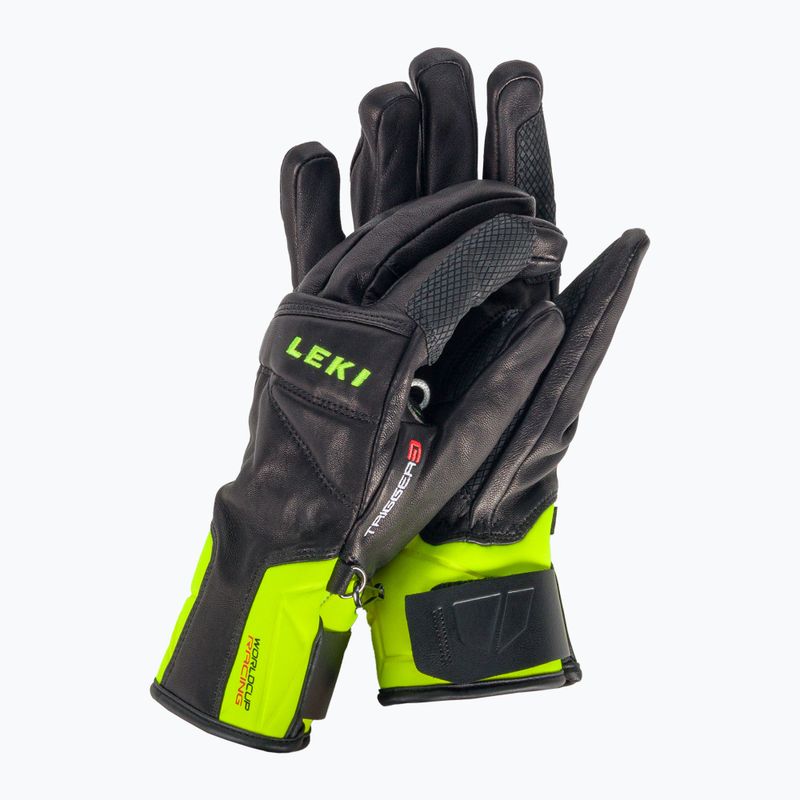 Rękawice narciarskie męskie LEKI Worldcup Race Speed 3D black/lemon