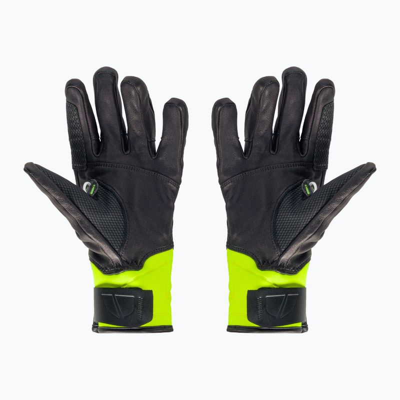 Rękawice narciarskie męskie LEKI Worldcup Race Speed 3D black/lemon 3