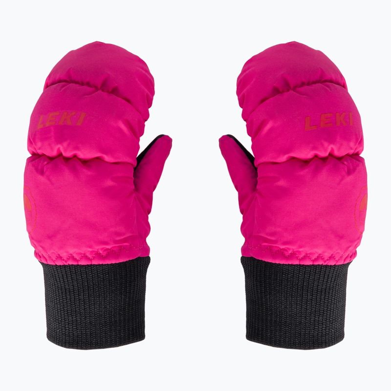 Rękawice narciarskie dziecięce LEKI Little Eskimo Mitt Short Junior pink 2