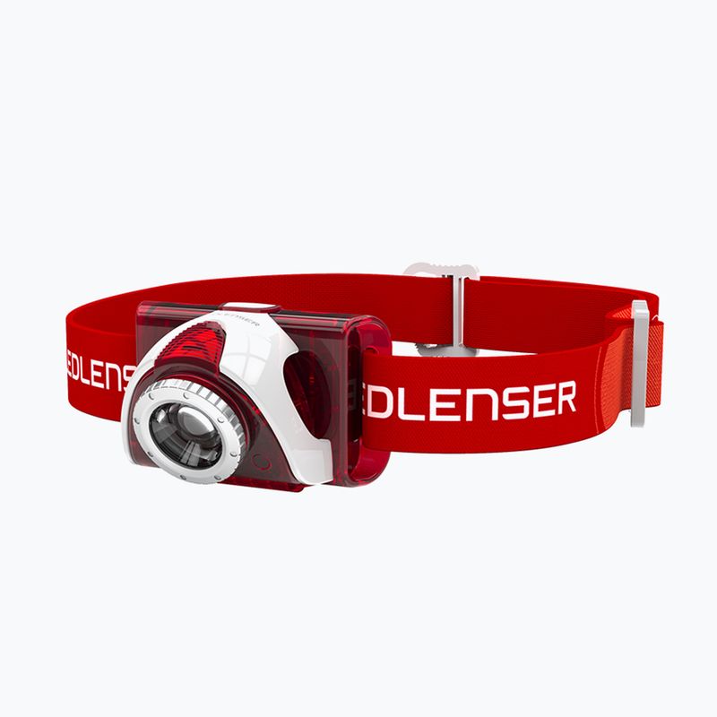 Latarka czołowa Ledlenser SEO5 red