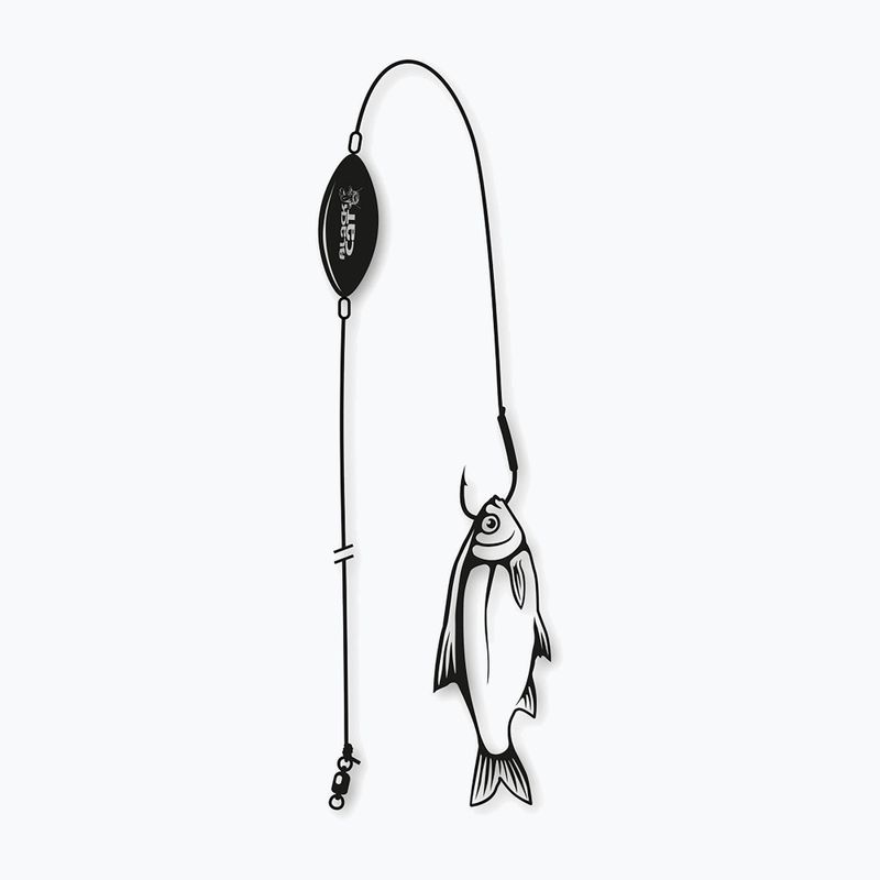 Przypon sumowy Black Cat 4336119 spławik podwodny i pojedyńczy haczyk 1,20 m 1 szt. 2
