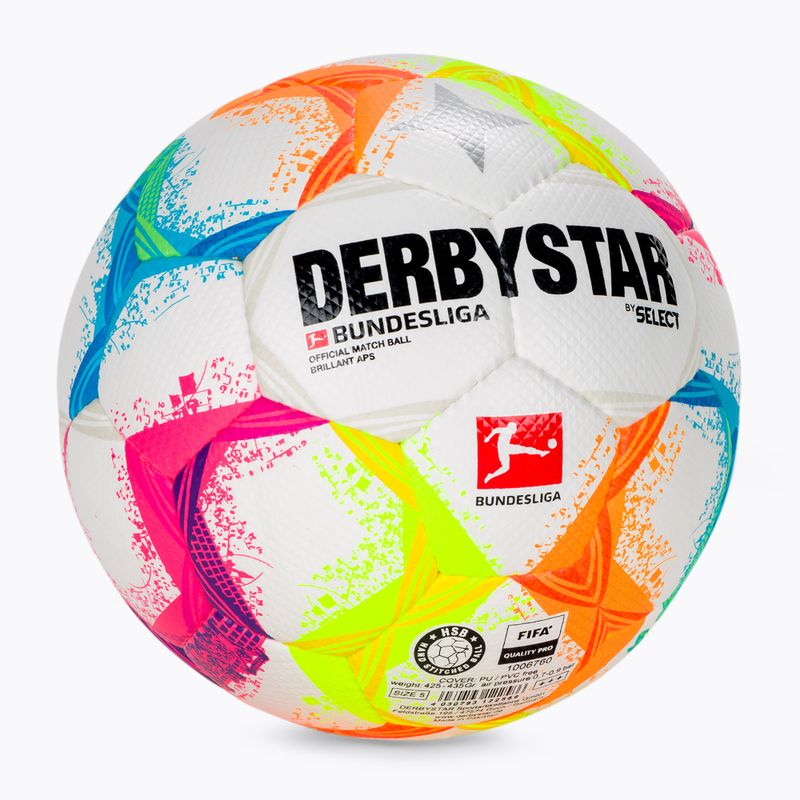 Piłka do piłki nożnej DERBYSTAR by SELECT Bundesliga Brillant APS v22 rozmiar 5 2