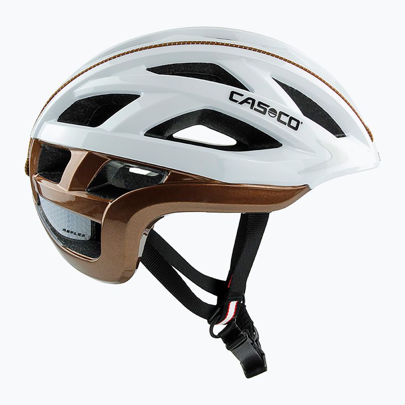 Kask rowerowy CASCO Cuda 2 Strada white/mocca 6