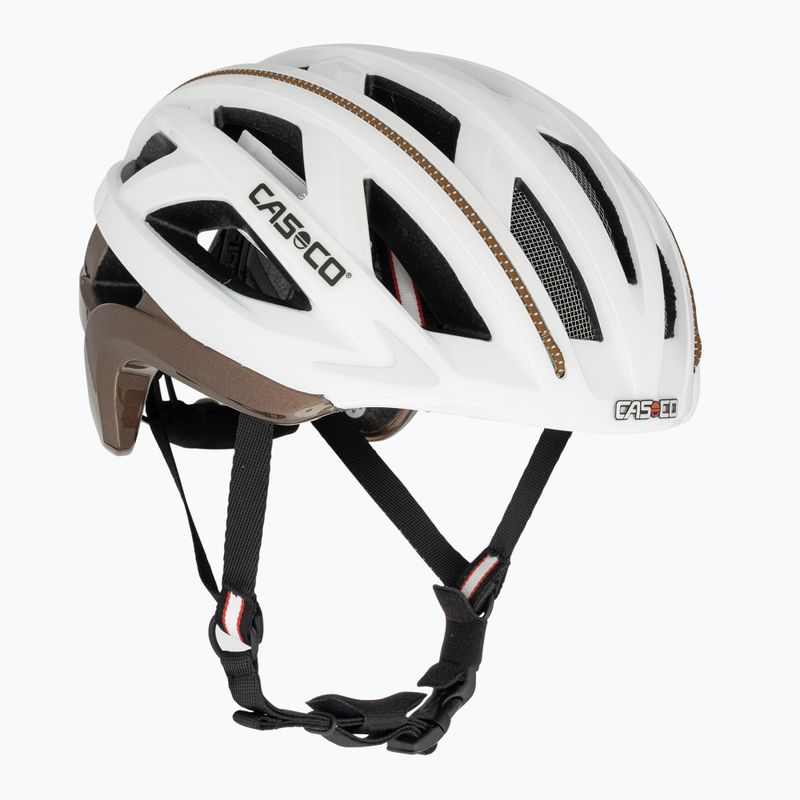 Kask rowerowy CASCO Cuda 2 Strada white/mocca