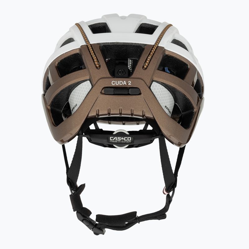 Kask rowerowy CASCO Cuda 2 Strada white/mocca 3