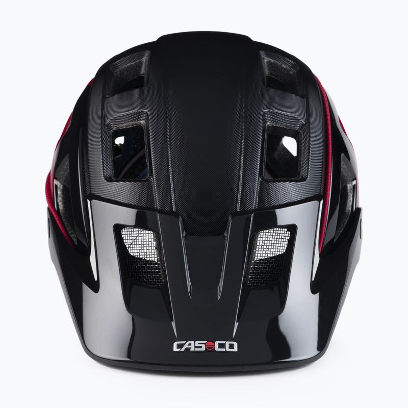 Kask rowerowy CASCO MTBE 2 black/red matt 2