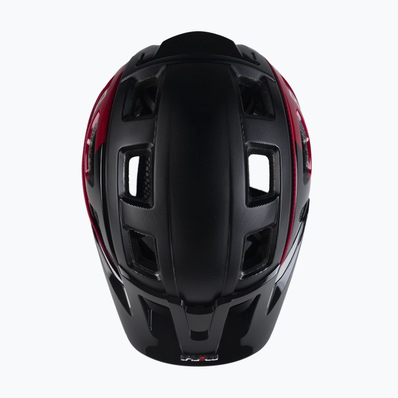 Kask rowerowy CASCO MTBE 2 black/red matt 6