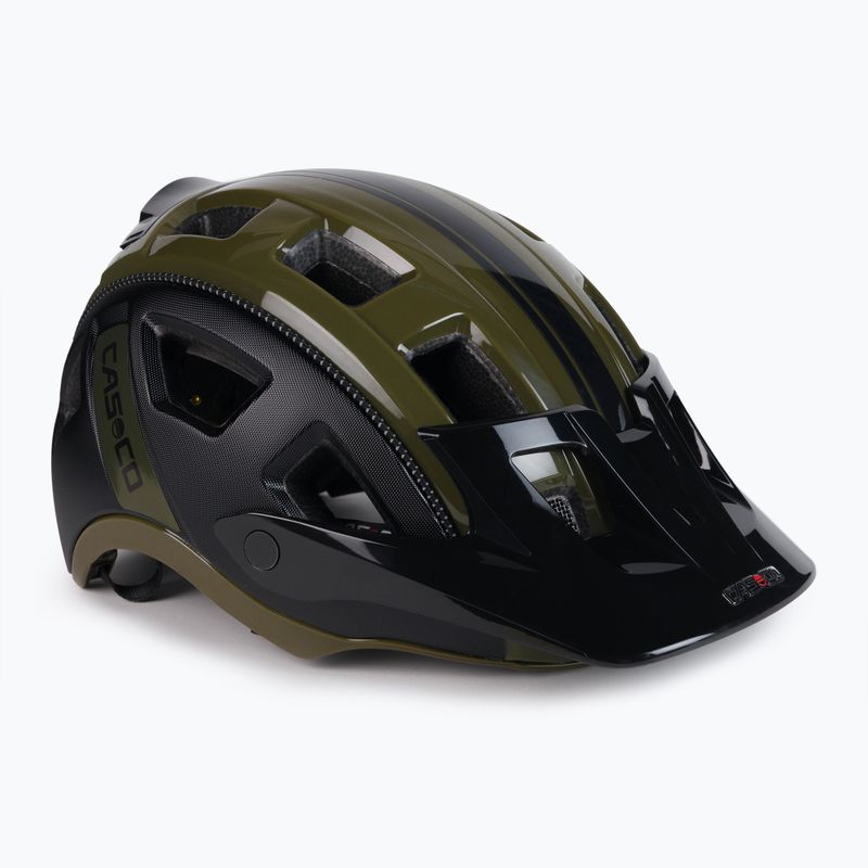Kask rowerowy CASCO MTBE 2 black/olive matt
