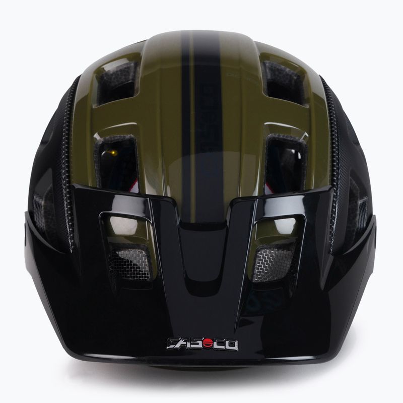 Kask rowerowy CASCO MTBE 2 black/olive matt 2