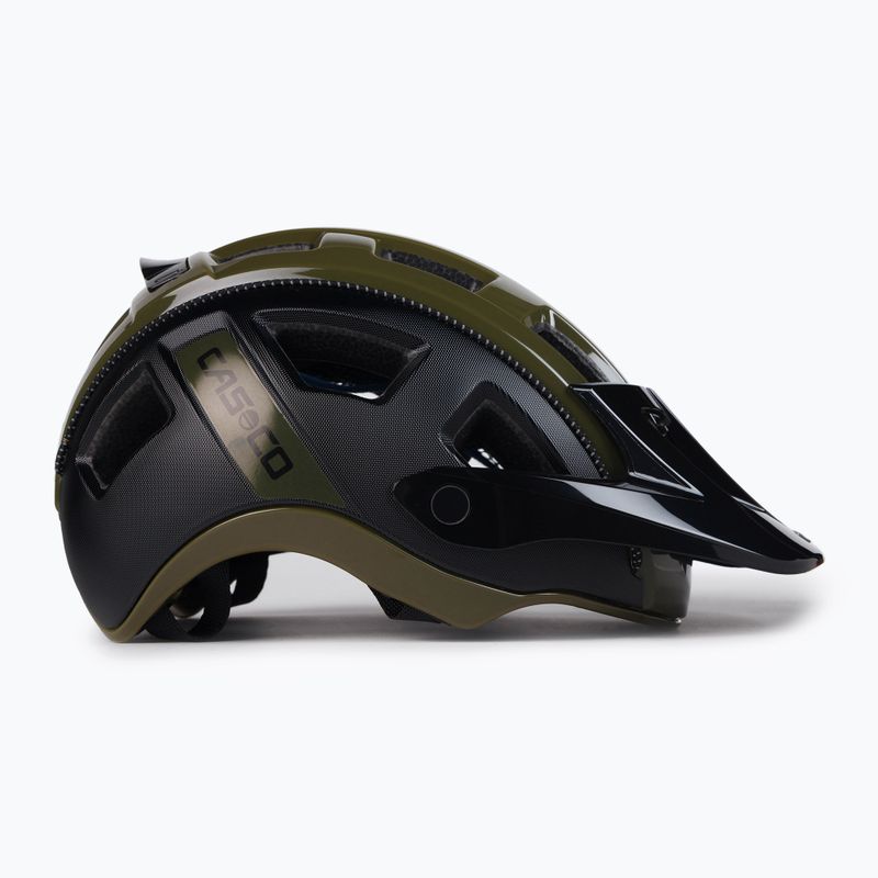 Kask rowerowy CASCO MTBE 2 black/olive matt 3