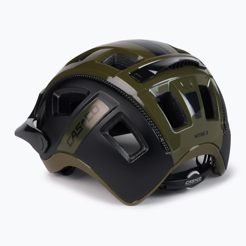 Kask rowerowy CASCO MTBE 2 black/olive matt 4
