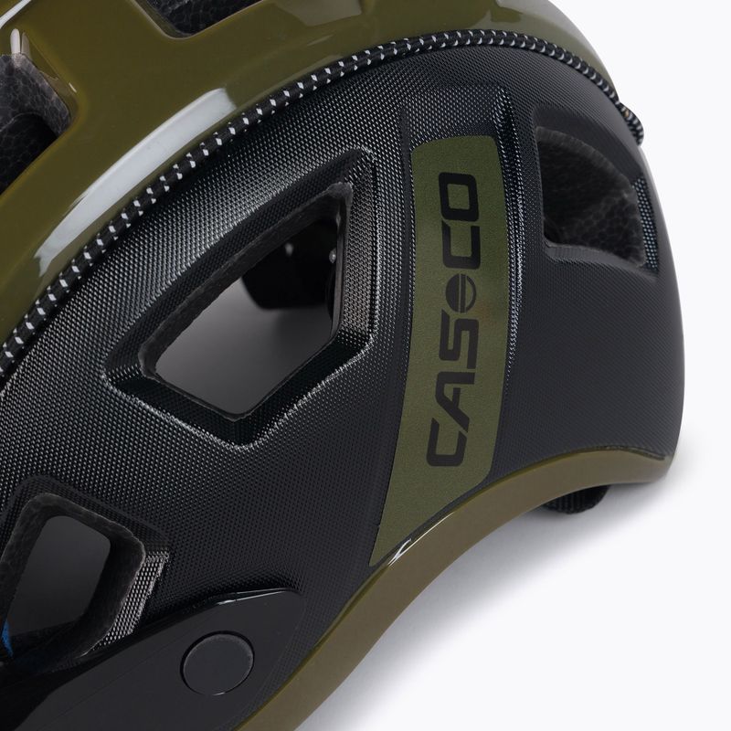 Kask rowerowy CASCO MTBE 2 black/olive matt 7