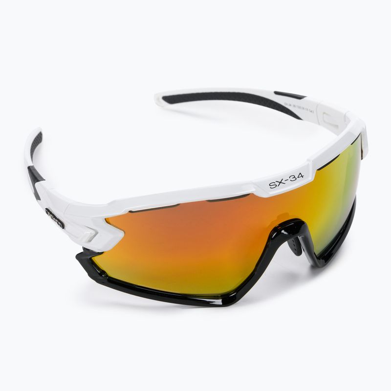 Okulary przeciwsłoneczne CASCO SX-34 Carbonic white/black/red