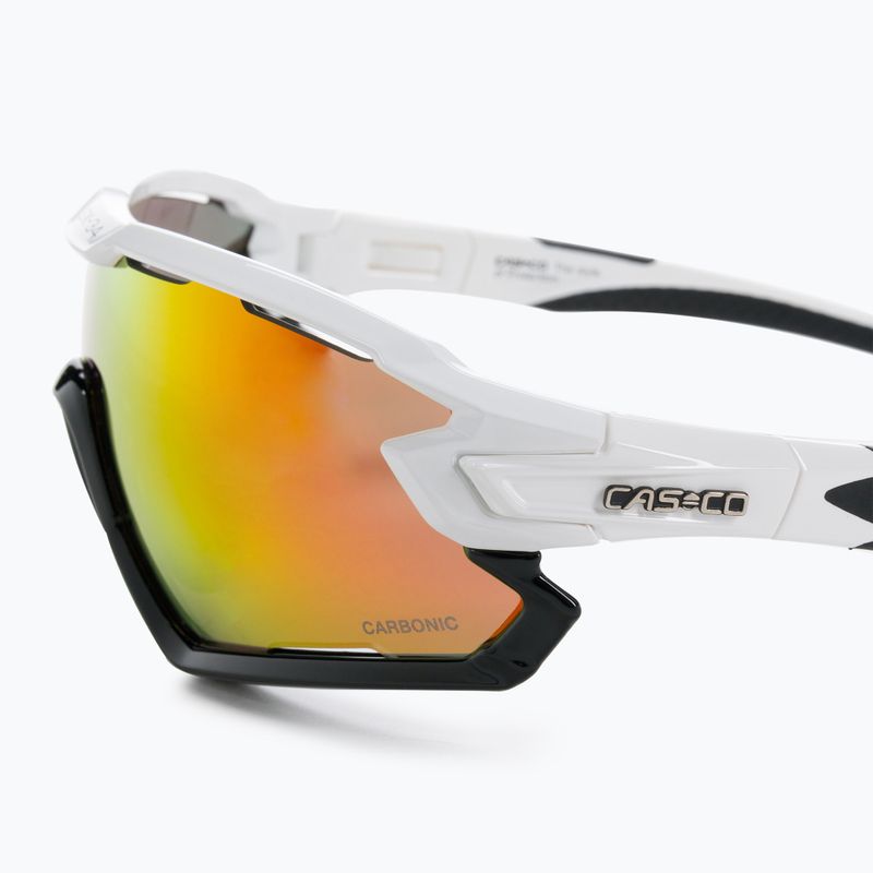 Okulary przeciwsłoneczne CASCO SX-34 Carbonic white/black/red 4