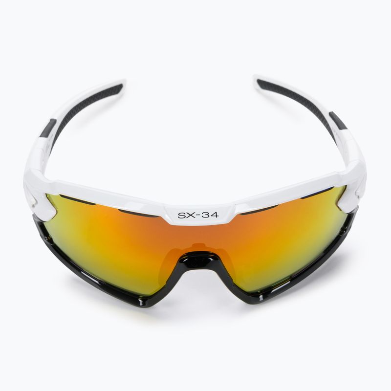 Okulary przeciwsłoneczne CASCO SX-34 Carbonic white/black/red 5