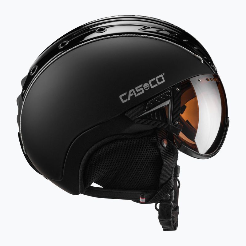 Kask narciarski CASCO SP-2 Carbonic Visor black 4