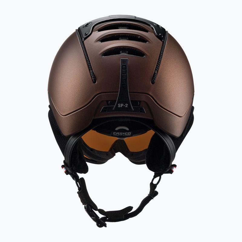 Kask narciarski CASCO SP-2 Visor Carbonic brown 3