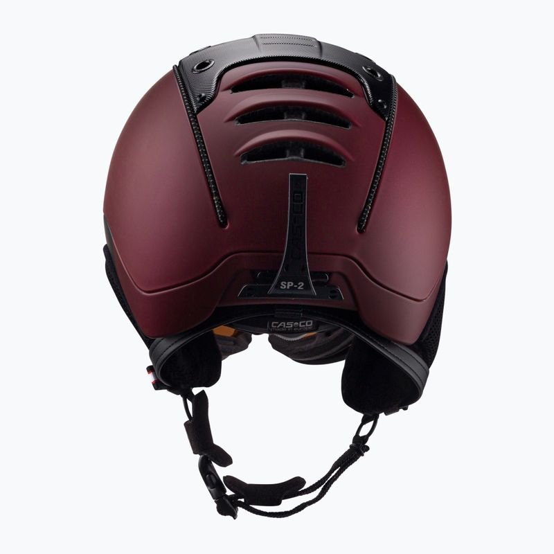 Kask narciarski CASCO SP-2 Visor Carbonic red 4