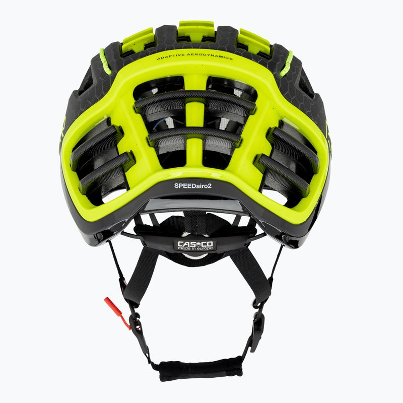 Kask rowerowy CASCO Speedairo 2 neon hive 3