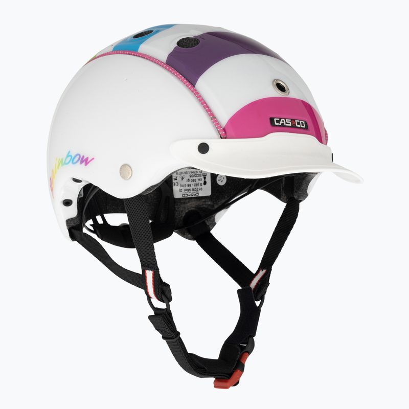 Kask rowerowy dziecięcy CASCO Mini 2 rainbow