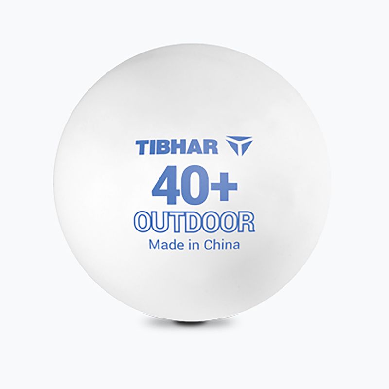 Piłeczki do tenisa stołowego Tibhar Outdoor Balls 10 szt. white 2