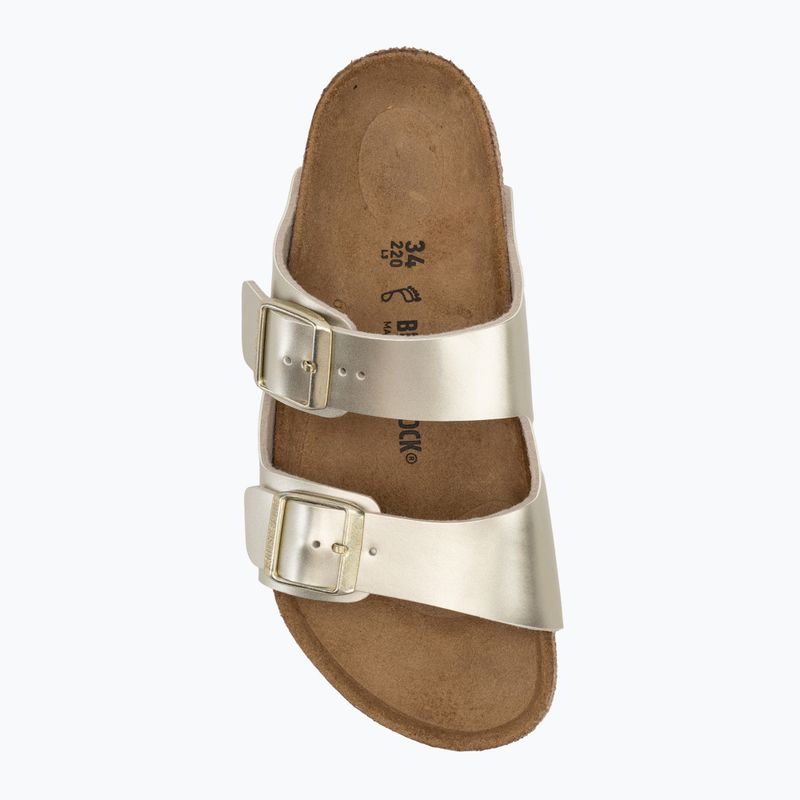 Klapki BIRKENSTOCK Arizona BF Narrow electric metallic gold 5