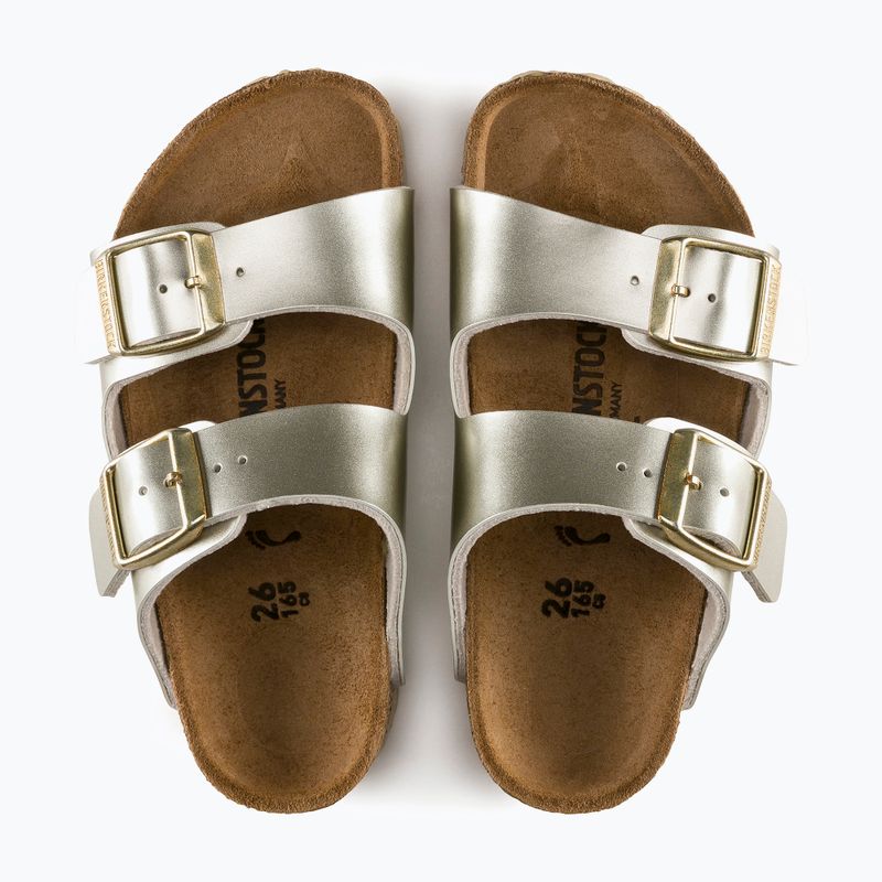 Klapki BIRKENSTOCK Arizona BF Narrow electric metallic gold 1014841 12
