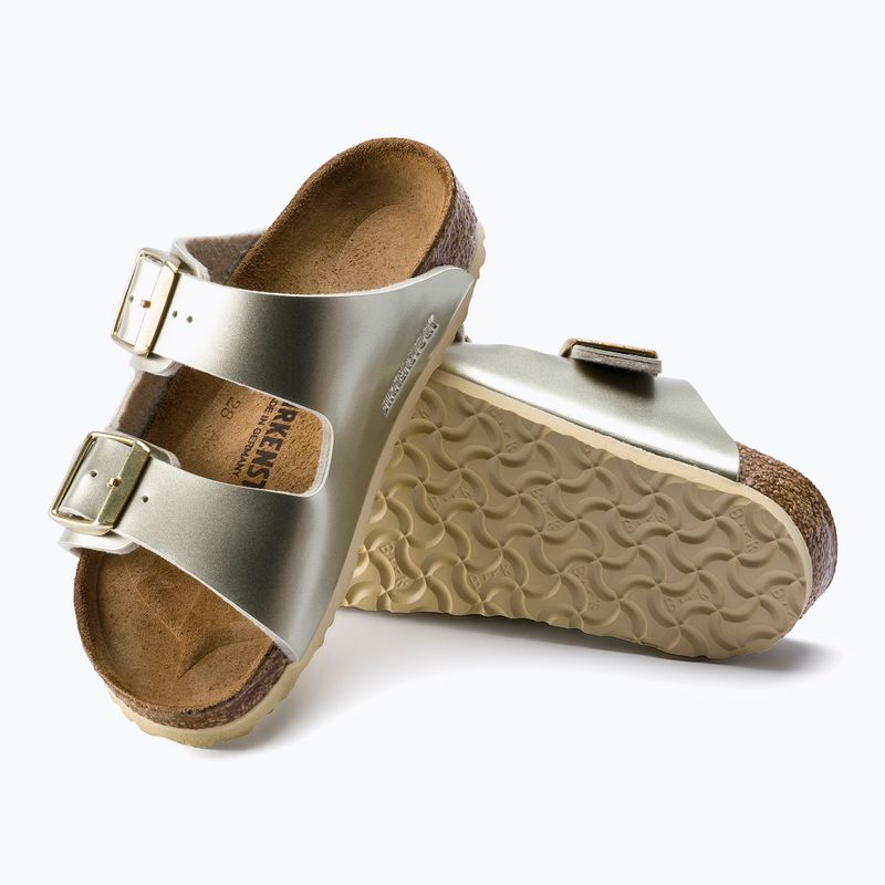 Klapki BIRKENSTOCK Arizona BF Narrow electric metallic gold 13