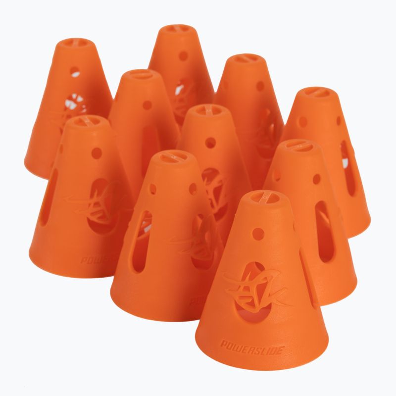 Pachołki do slalomu Powerslide Cones 10 szt. orange 2