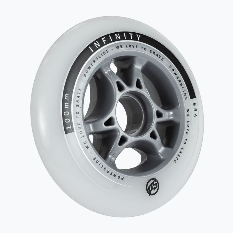 Kółko do rolek Powerslide Infinity 100 mm/85A white/black/blue 2