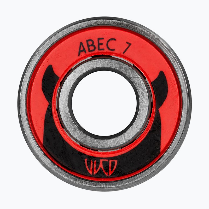 Łożyska WICKED ABEC 7 8 szt. silver/red/black 2