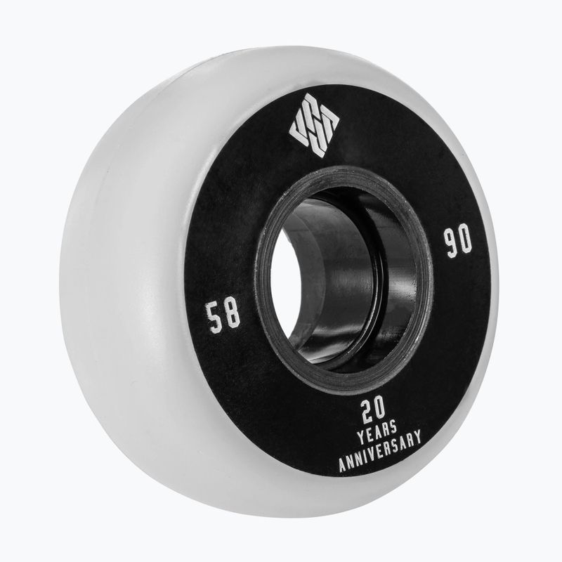 Kółka do rolek USD Team 58 mm/90A 4 szt. milky 2