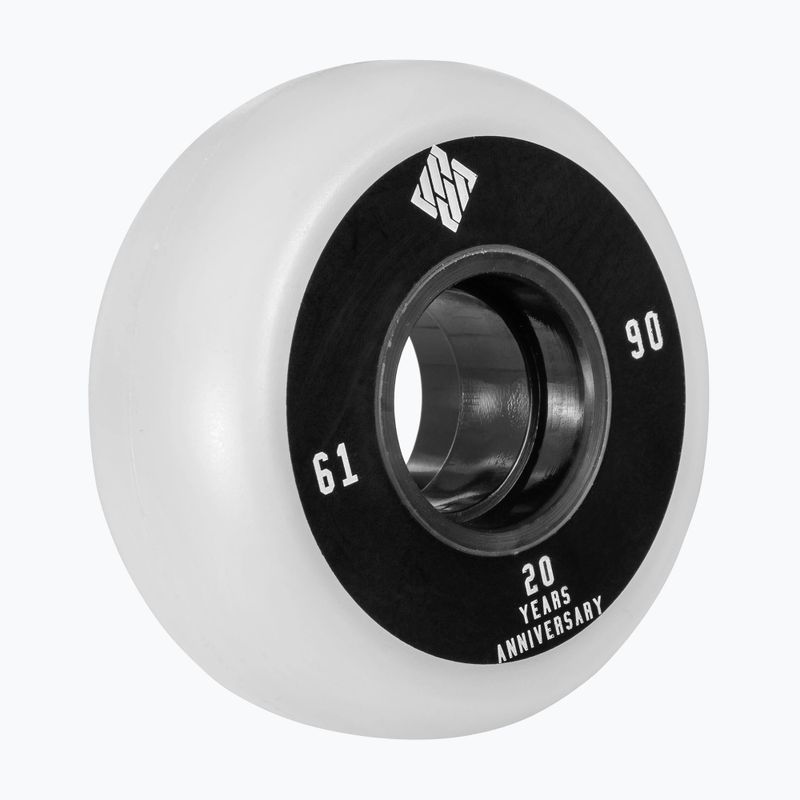 Kółka do rolek USD Team 61 mm/90A 4 szt. milky 2