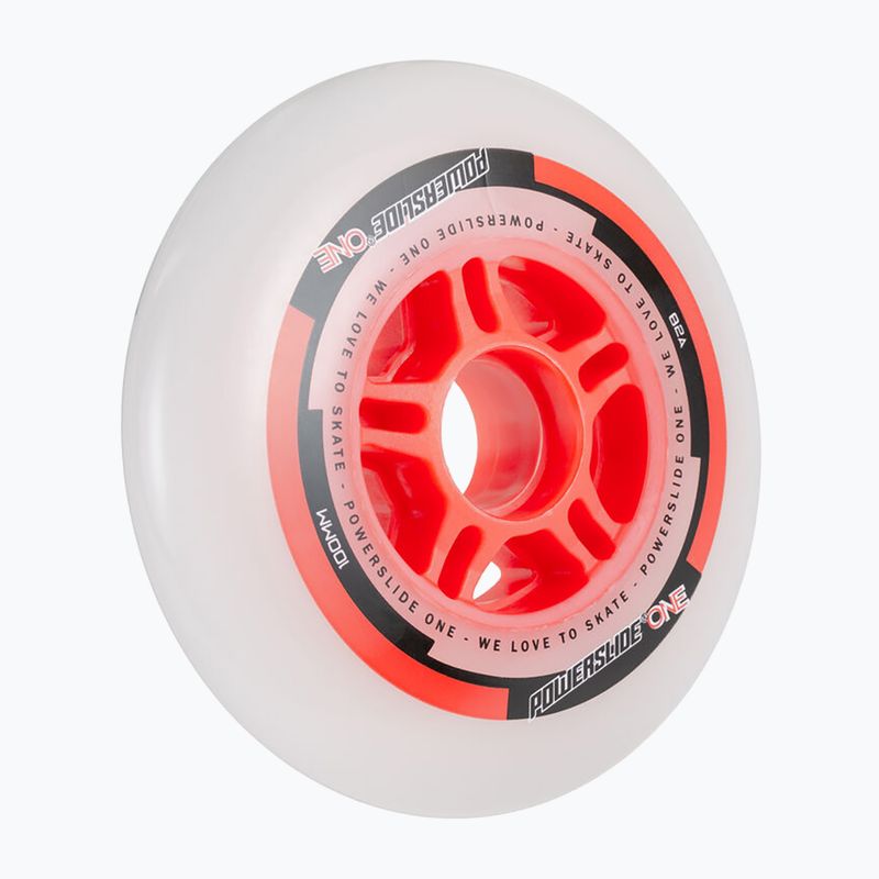 Kółka do rolek Powerslide One 100/82A 4 szt. red 2