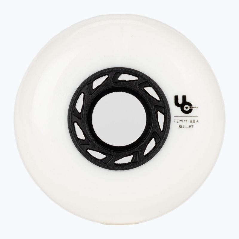 Kółka do rolek Powerslide Team 72 mm/88A 4 szt. white 2