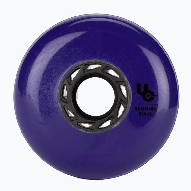 Kółka do rolek UNDERCOVER WHEELS Team 80 mm/86A 4 szt. violet 2