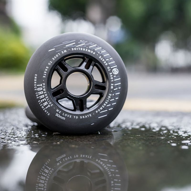 Kółka do rolek Powerslide Torrent Rain 90 mm/84A 4 szt. black 2