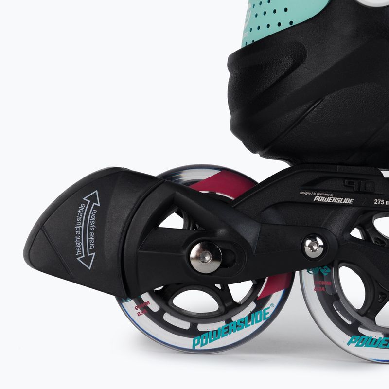 Rolki  damskie Powerslide Radon Teal 90 black/white 7