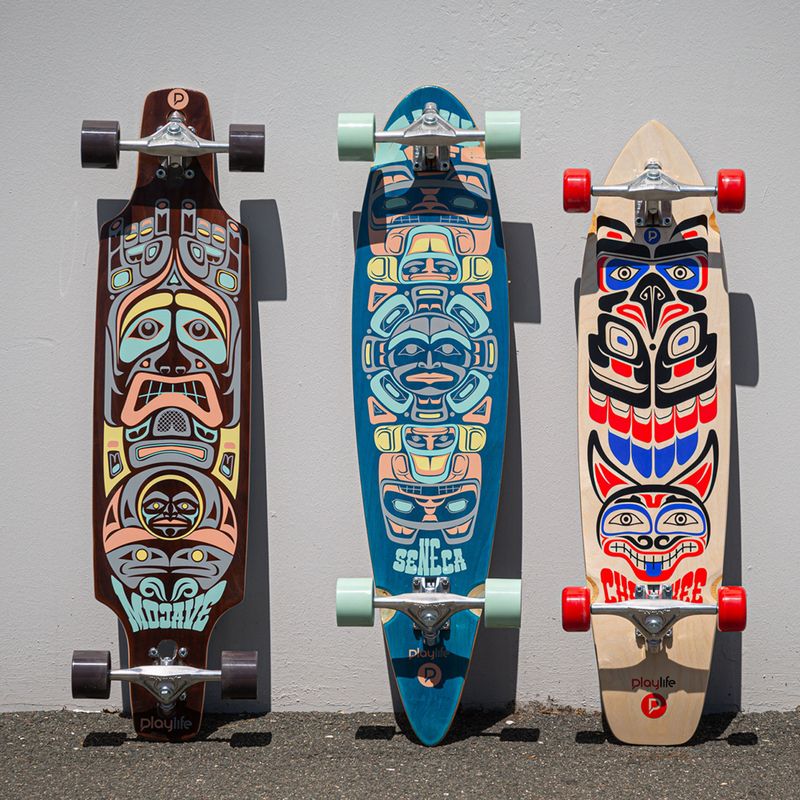 Deskorolka longboard Playlife Mojave 13